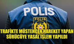 YOL ORTASINDA MÜSTEHCEN HAREKET OLAYI! SÜRÜCÜ POLİS TARAFINDAN TESPİT EDİLDİ