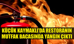 KÜÇÜK KAYMAKLI’DA RESTORAN YANGINI KONTROL ALTINA ALINDI