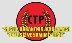 CTP: “KONU ÖRTBAS EDİLEMEZ!”