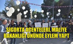 KIBRIS TÜRK SİGORTA ACENTELERİ BİRLİĞİ'NDEN PROTESTO EYLEMİ!