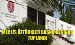 CUMHURİYET MECLİSİ, ZİYA ÖZTÜRKLER BAŞKANLIĞINDA TOPLANDI