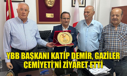 YBB BAŞKANI KATİP DEMİR'DEN GAZİLER CEMİYETİNE NEZAKET ZİYARETİ