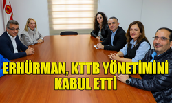 CTP GENEL BAŞKANI ERHÜRMAN, KTTB YÖNETİMİNİ KABUL ETTİ