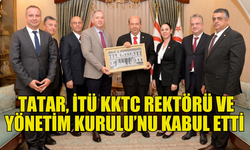 İTÜ KKTC YÖNETİCİLERİ CUMHURBAŞKANI TATAR’A ZİYARET GERÇEKLEŞTİRDİ