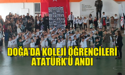 DOĞU AKDENİZ DOĞA İLKOKULU VE ANAOKULU'NDA 10 KASIM TÖRENİ