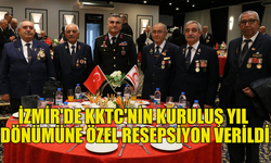 İZMİR'DE KKTC'NİN KURULUŞUNUN 41. YILI NEDENİYLE RESEPSİYON VERİLDİ