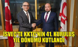 KKTC'NİN 41. KURULUŞ YIL DÖNÜMÜNE ÖZEL İSVEÇ'TE RESEPSİYON DÜZENLENDİ