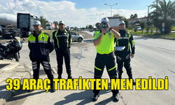 TRAFİK DENETİMLERİNDE 352 SÜRÜCÜ RAPOR EDİLDİ