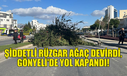 GÖNYELİ’DE AŞIRI RÜZGAR TRAFİĞİ FELÇ ETTİ!