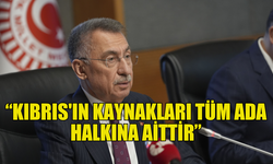 FUAT OKTAY: AKDENİZ'İN ZENGİNLİĞİ HAKKANİYETLE PAYLAŞILMALI