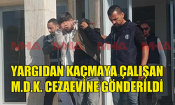 YARGILANMAKTAN KAÇMAYA ÇALIŞAN ZANLI CEZAEVİNE GÖNDERİLDİ