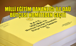 MİLLİ EĞİTİM BAKANLIĞI İLE DAÜ BÜTÇESİ KOMİTEDE ONAYLANDI