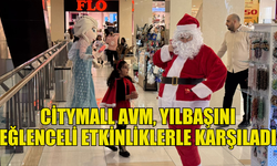 CİTYMALL AVM’DE NOEL BABA ÇOCUKLARA HEDİYE DAĞITTI