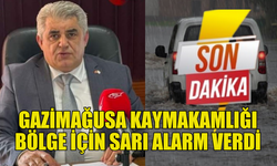 GAZİMAĞUSA SEL İHTİMALİNE KARŞI SARI ALARMDA!