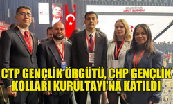 CTP GENÇLİK ÖRGÜTÜ HEYETİ CHP GENÇLİK KOLLARI 17. OLAĞAN KURULTAYINA KATILDI