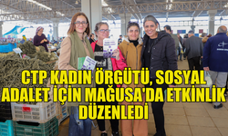 CTP KADIN ÖRGÜTÜ, EKONOMİK KRİZE KARŞI "MOR BAŞAK KADIN DAYANIŞMASI" ETKİNLİĞİNİ DÜZENLEDİ