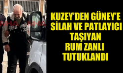 KUZEY’DEN GÜNEY’E SİLAH VE PATLAYICI MADDE İTHAL ETMEYE ÇALIŞTI