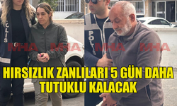 GAZİMAĞUSA’DA HIRSIZLIK YAPAN İKİ ZANLIYA 5 GÜN EK TUTUKLULUK