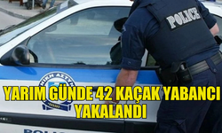 GÜNEY KIBRIS’TA YARIM GÜNDE 42 KAÇAK YABANCI YAKALANDI