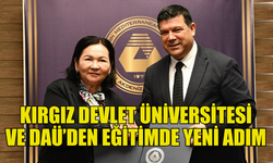 DAÜ VE KIRGIZ DEVLET ÜNİVERSİTESİ ARASINDA İŞ BİRLİĞİ PROTOKOLÜ İMZALANDI