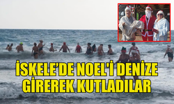 İSKELE’DE NOELİ DENİZDE KUTLADILAR