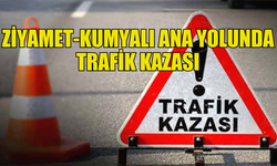 ZİYAMET-KUMYALI ANA YOLUNDA TRAFİK KAZASI: BİR YARALI