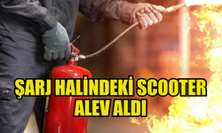 LEFKOŞA’DA ŞARJ HALİNDEKİ SCOOTER YANGINA SEBEP OLDU