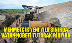 KKTC'DE MEHMETÇİK YENİ YILA SINIRDA VATAN NÖBETİ TUTARAK GİRİYOR