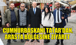 CUMHURBAŞKANI ERSİN TATAR, LEFKOŞA ARASTA BÖLGESİNİ ZİYARET ETTİ