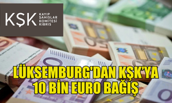 LÜKSEMBURG, KAYIP ŞAHISLAR KOMİTESİ’NE 10 BİN EURO BAĞIŞLADI