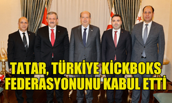 CUMHURBAŞKANI TATAR, TÜRKİYE KİCKBOKS FEDERASYONU HEYETİNİ KABUL ETTİ