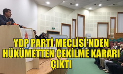 YDP YÜKSEK İSTİŞARE KURULU'NDAN HÜKÜMETTEN ÇEKİLME KARARI ÇIKTI