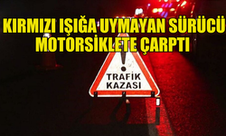 GİRNE’DE TRAFİK KAZASI: ARAÇ VE MOTORSİKLET ÇARPIŞTI