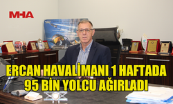 ERCAN HAVALİMANI YILBAŞI HAFTASINDA YOĞUN İLGİ GÖRDÜ