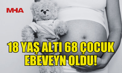 KKTC'DE 18 YAŞ ALTI 68 ÇOCUK EBEVEYN OLDU!