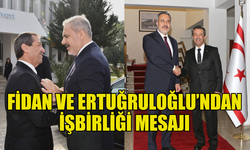 KKTC’YE GELEN FİDAN MEVKİDAŞI ERTUĞRULOĞLU İLE BİR ARAYA GELDİ