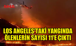 LOS ANGELES'TAKİ ORMAN YANGINLARINDA ÖLENLERİN SAYISI 11'E ÇIKTI