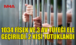 İSKELE POLİSİ 1034 FİŞEK VE 3 AV TÜFEĞİ ELE GEÇİRDİ