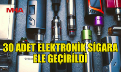 İSKELE’DE 30 KAÇAK ELEKTRONİK SİGARA ELE GEÇİRİLDİ