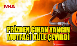 GİRNE’DE YANGIN: MUTFAK CİDDİ ZARAR GÖRDÜ