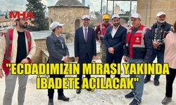 SELİMİYE CAMİSİ'NDE RESTORASYON ÇALIŞMALARI TAMAMLANIYOR