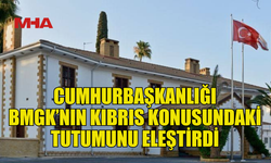 CUMHURBAŞKANLIĞINDAN BMGK’YA ELEŞTİRİ