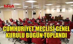 MECLİS GENEL KURULU, ÖNEMLİ YASA TASARILARINI GÖRÜŞECEK