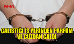 GİRNE'DE ÇALIŞAN KASİYER PARFÜM VE CÜZDAN ÇALDI