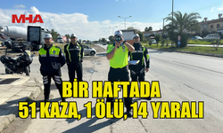 KKTC’DEKİ HAFTALIK TRAFİK RAPORU: 51 KAZA, 1 ÖLÜ, 14 YARALI