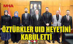 MECLİS BAŞKANI ÖZTÜRKLER UID HEYETİNİ KABUL ETTİ