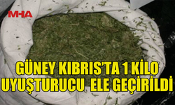 GÜNEY KIBRIS’TA 1 KİLO HİNT KENEVİRİ ELE GEÇİRİLDİ