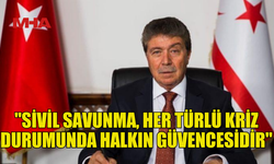 ÜSTEL: SİVİL SAVUNMA İLE HAZIRLIKLI BİR TOPLUM İNŞA EDİYORUZ