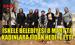 İSKELE BELEDİYESİ KADINLARA 4 BİN FİDAN DAĞITIYOR