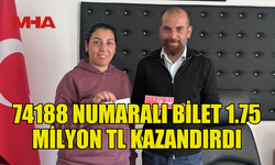 DEVLET PİYANGOSU’NDA BÜYÜK İKRAMİYE SAHİBİNİ BULDU!